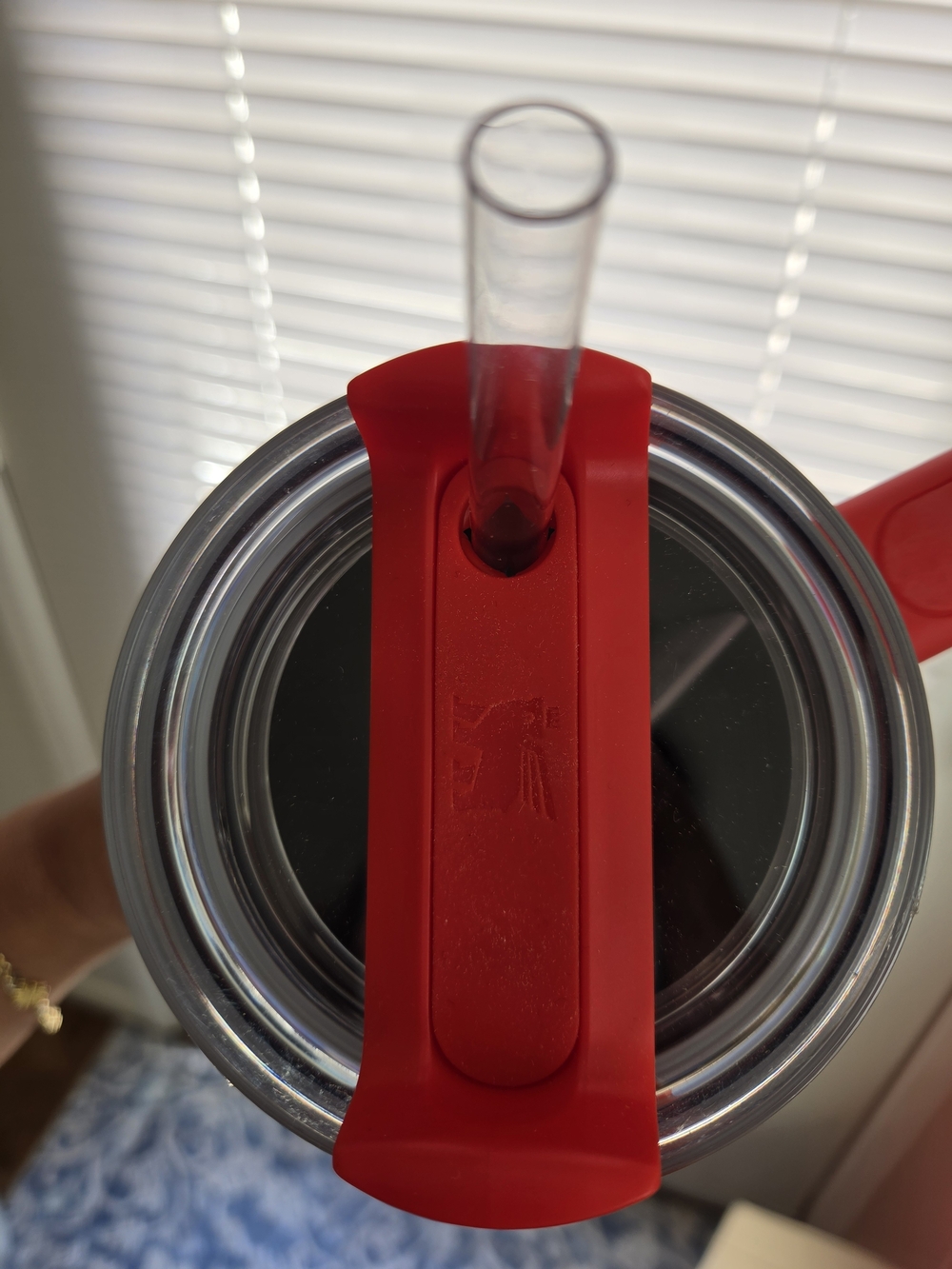Stanley Red Candy-Stripe Travel Mug with Handle - Picture 5 of 10
